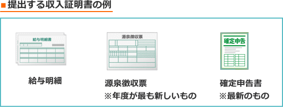 長野銀行カードローン「リベロ」で収入証明書として認められる書類